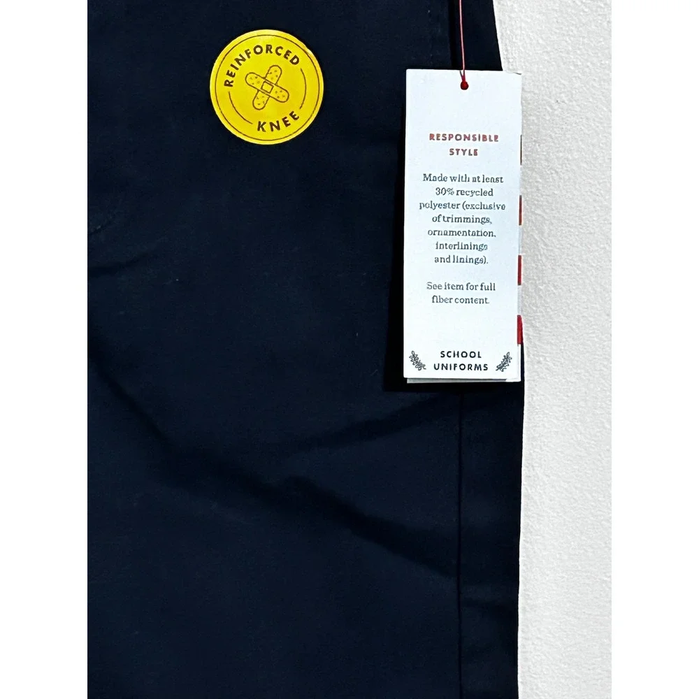 Cat & Jack Navy Blue School‎ Uniform Pants Child's Size 4 Straight Leg NWT